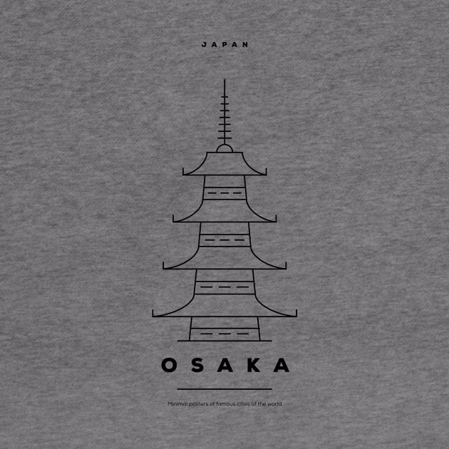 Osaka Minimal Black Line Design by kursatunsal